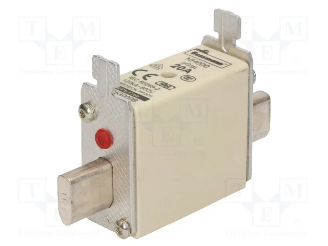 Fusível: Baixa Tensão, Gg,Gl, 20a, 500vac, 250vdc, Nh000