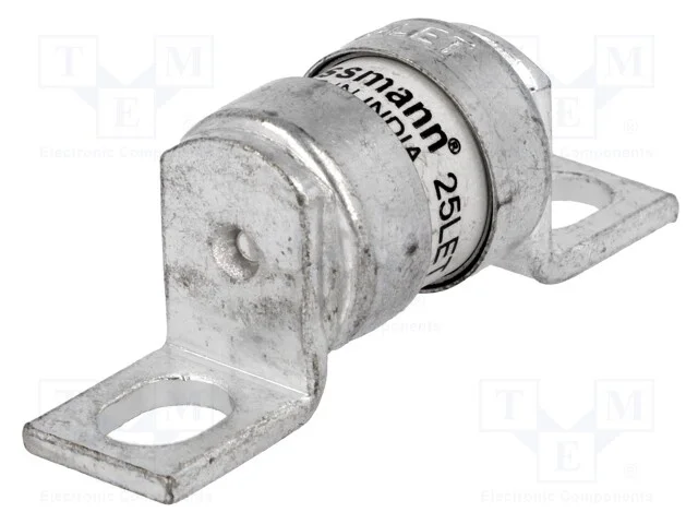 Fusível: Baixa Tensão, 25a, 240vac, 150vdc, Cerâmico,Industrial
