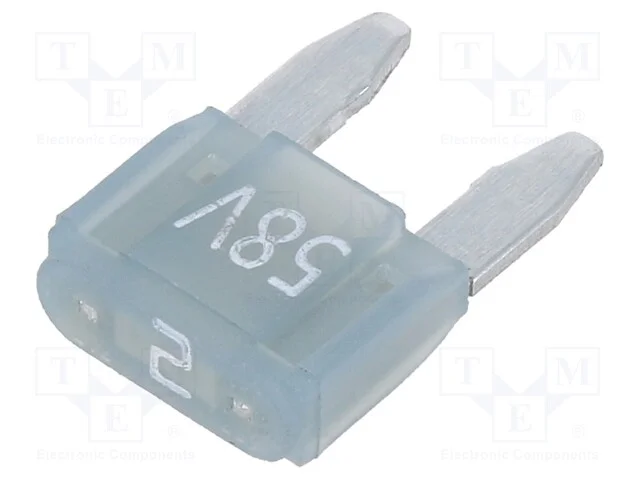 Fusível: Baixa Tensão, 2a, 58vdc, Automotivo, 11,2mm