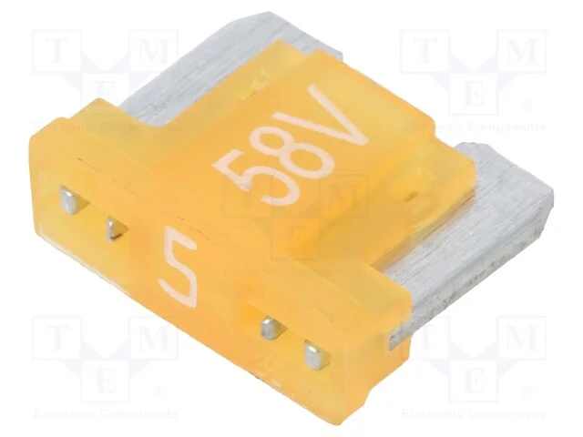 Fusível: Baixa Tensão, 5a, 58vdc, Automotivo, 11mm