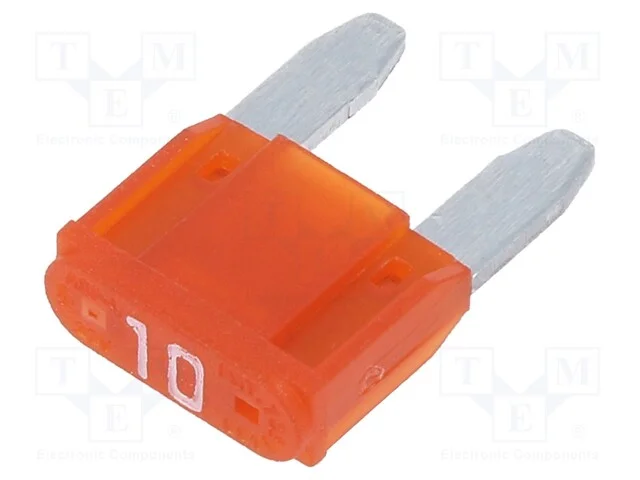 Fusível: Baixa Tensão, 10a, 32vdc, Automotivo, 10,9mm