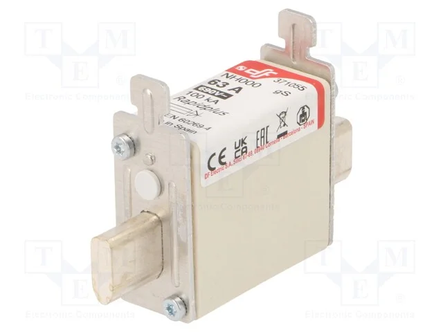 Fusível: Baixa Tensão, Gs, 63a, 690vac, 440vdc, Nh000