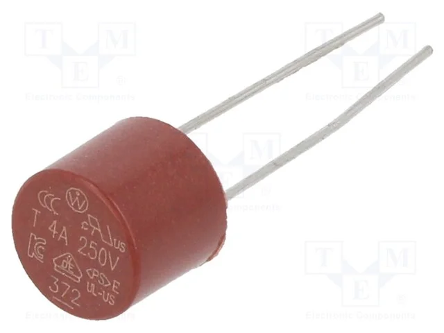 Fusível: Baixa Tensão, Retardado, 4a, 250vac, Tht, Tr5, Cobre, 372