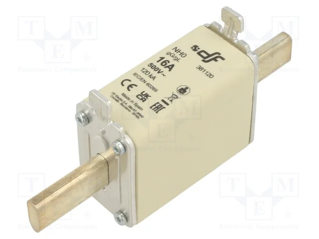 Fusível: Baixa Tensão, Gg, 10a, 500vac, 250vdc, Cerâmico, Nh0
