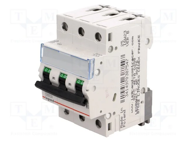 Disjuntor Contra Sobreintensidades, 400vac, Inom: 16a, Polos: 3