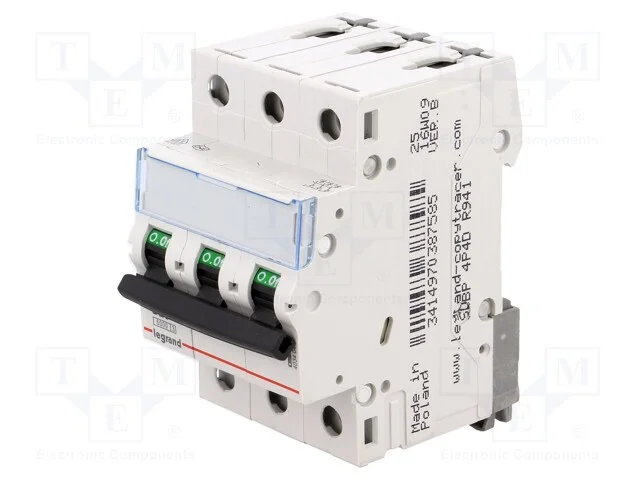 Disjuntor Contra Sobreintensidades, 400vac, Inom: 25a, Polos: 3