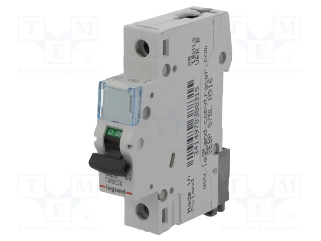 Disjuntor Contra Sobreintensidades, 230vac, Inom: 20a, Polos: 1