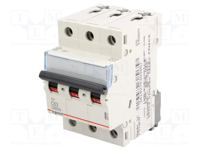 Disjuntor Contra Sobreintensidades, 400vac, Inom: 63a, Polos: 3
