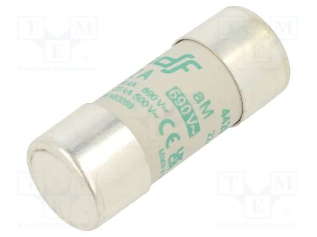 Fusível: baixa tensão, aM, 12A, 690VAC, 22x58mm