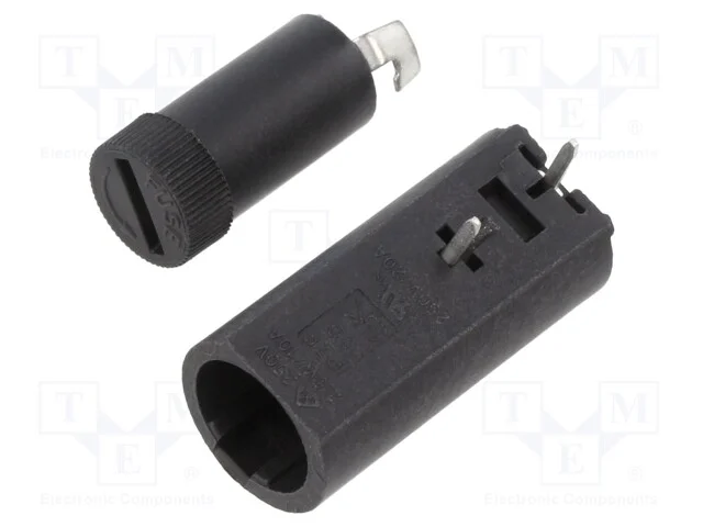 Tomada, Fusíveis Cilíndricos, Tht, 5x20mm, -30÷85c, 10a, Preta