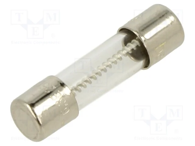 Fusível: Baixa Tensão, Retardado, 6,3a, 250vac, 5x20mm, Latão, 5et