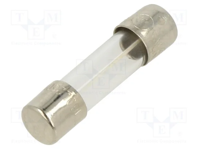 Fusível: Baixa Tensão, Retardado, 160ma, 250vac, 5x20mm, Latão, 5st