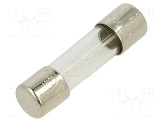 Fusível: Baixa Tensão, Retardado, 500ma, 250vac, 5x20mm, Latão, 5st