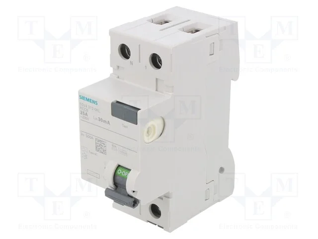Interruptor de corrente diferencial, Inom: 25A, P.