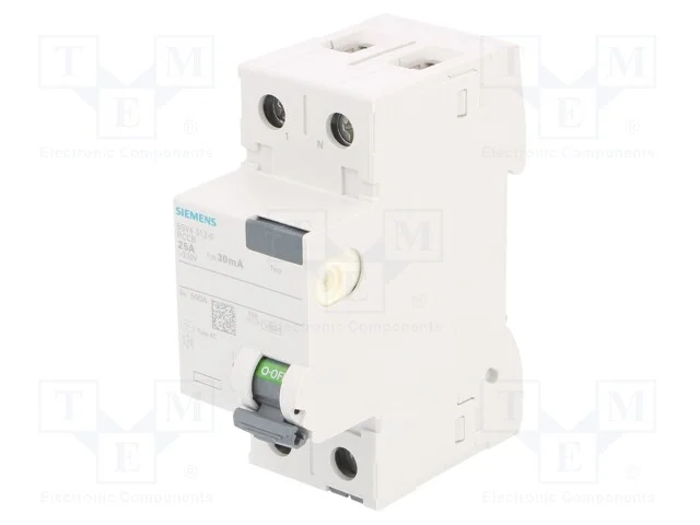 Interruptor de Corrente Diferencial, Inom: 25a, Polos: 1+N, Ip20