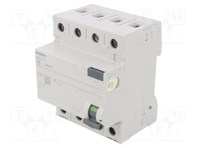 Interruptor de corrente diferencial, Inom: 40A, P.