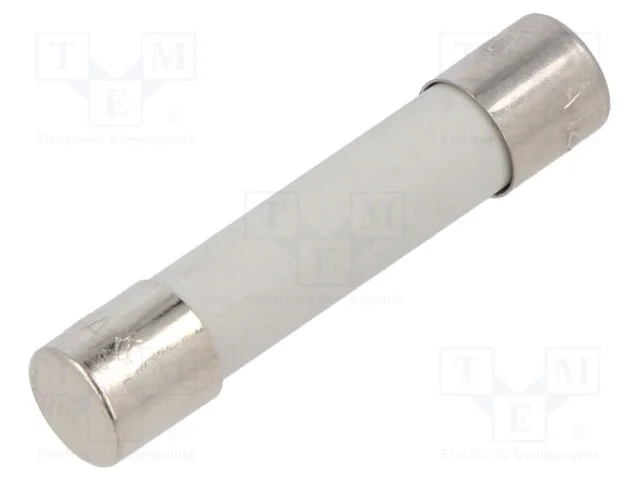 Fusível: baixa tensão, super-imediato, 1,6A, 500V.