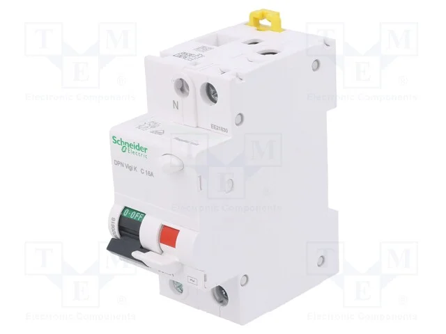 Interruptor de Circuito Diferencial, Inom: 16a, Polos: 1+N, Ip20