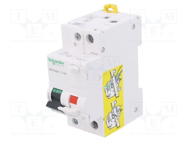 Interruptor de Circuito Diferencial, Inom: 10a, Polos: 1+N, Ip20