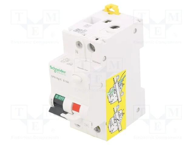 Interruptor de Circuito Diferencial, Inom: 16a, Polos: 1+N, Ip20