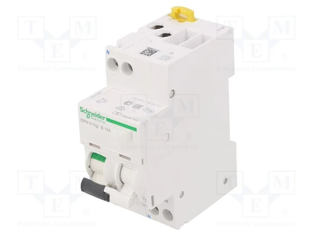 Interruptor de Circuito Diferencial, Inom: 10a, Polos: 1+N, Ip20