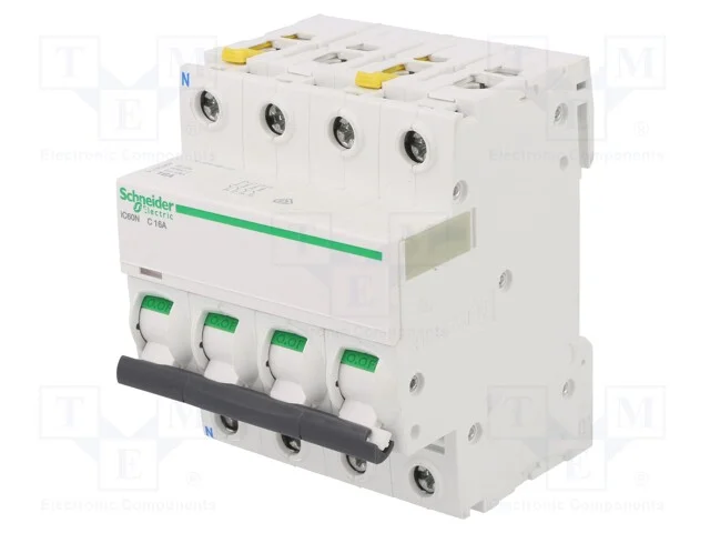 Disjuntor Contra Sobreintensidades, 400vac, Inom: 16a, Polos: 3+N