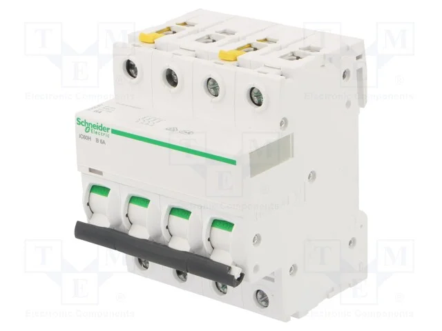 Disjuntor Contra Sobreintensidades, 400vac, Inom: 6a, Polos: 4