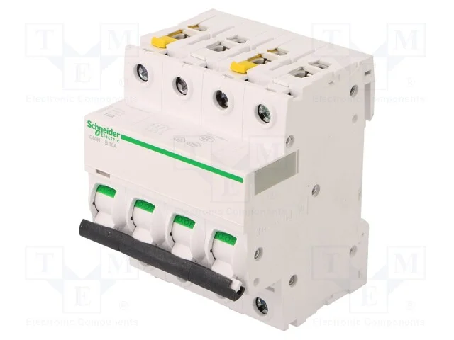 Disjuntor Contra Sobreintensidades, 400vac, Inom: 10a, Polos: 4