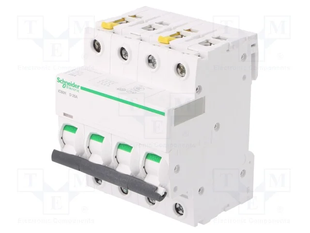 Disjuntor Contra Sobreintensidades, 400vac, Inom: 25a, Polos: 4