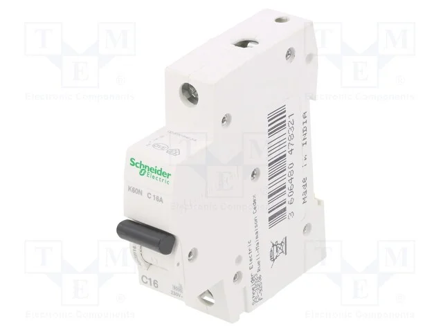 Disjuntor Contra Sobreintensidades, 230/400vac, Inom: 16a, Car: C