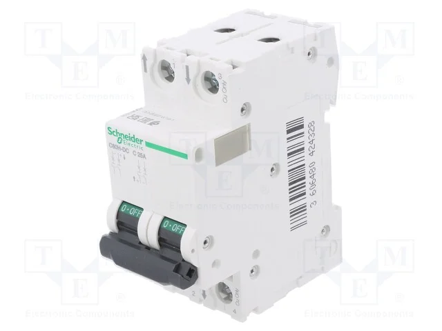 Disjuntor Contra Sobreintensidades, 500vdc, Inom: 25a, Polos: 2