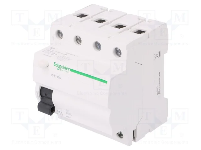 Interruptor de Corrente Diferencial, Inom: 63a, Polos: 4, 400vac