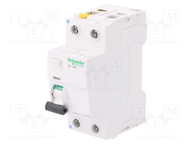 Interruptor de Corrente Diferencial, Inom: 40a, Polos: 2, 400vac