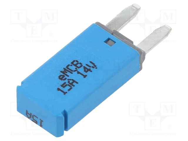 Fusível: Baixa Tensão, 15a, 14vdc, Automotivo, 12,45mm, Mini