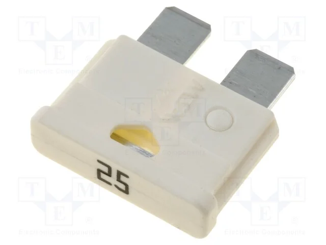 Fusível: Baixa Tensão, 25a, 32vdc, Automotivo, 19mm, Unival