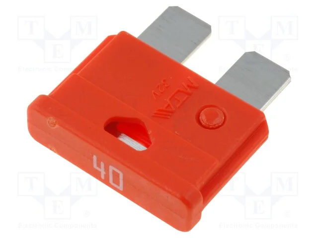 Fusível: baixa tensão, 40A, 32VDC, automotivo, 19.