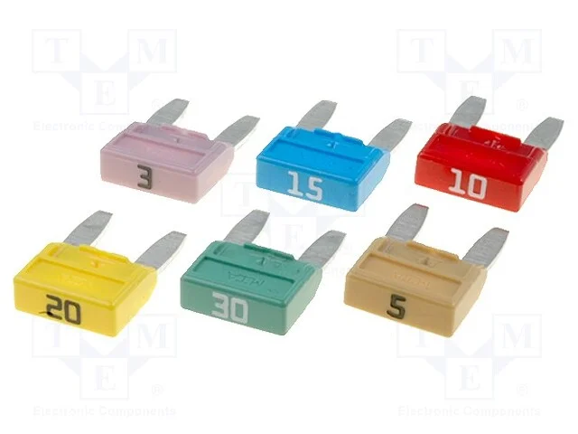 Fus&iacute;vel: Baixa Tens&atilde;o, Automotivo, 32v, Tamanho: 11,1mm, 6unid.