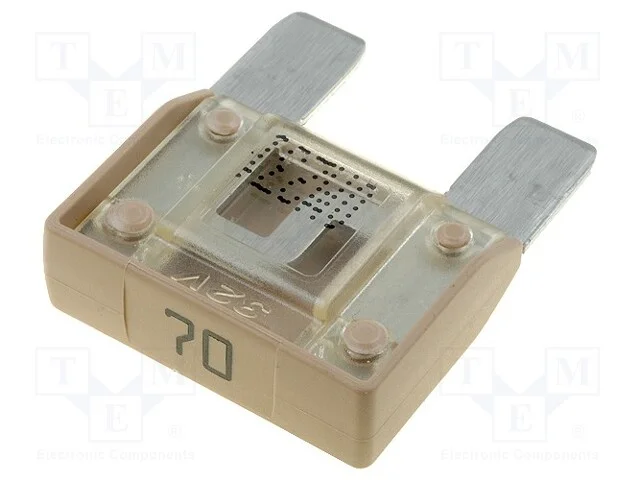 Fusível: Baixa Tensão, 70a, 32vdc, Automotivo, 29mm