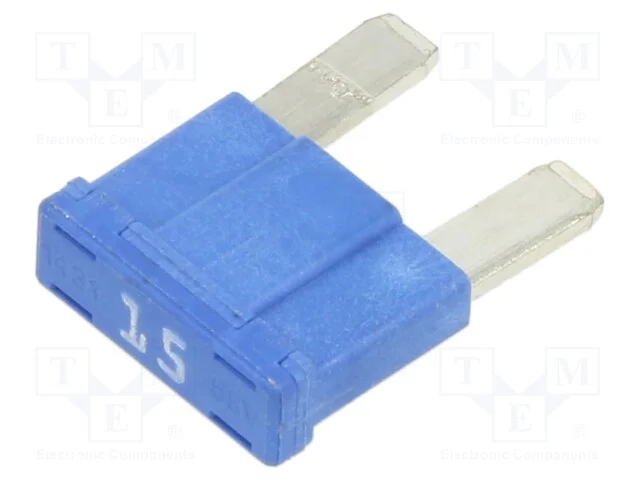 Fusível: Baixa Tensão, 15a, 58vdc, Automotivo, 11,8mm, Mini