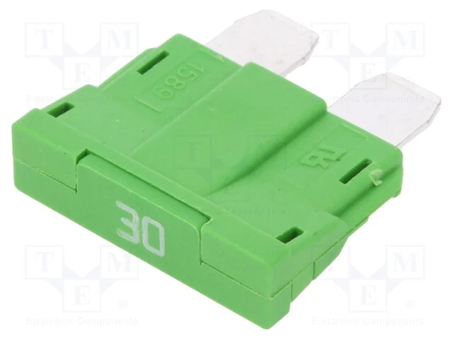 Fusível: Baixa Tensão, 30a, 250vac, 58vdc, Automotivo, 19mm, Unival