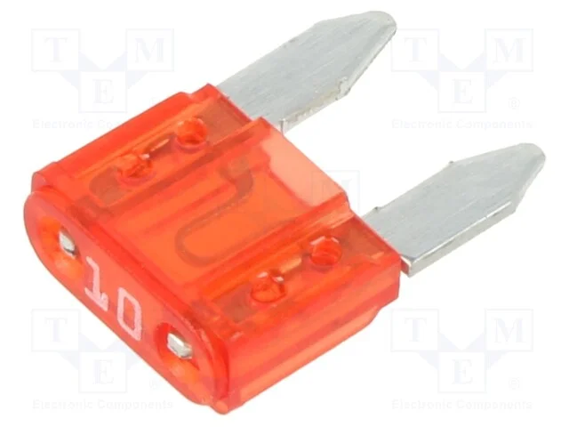 Fusível: Baixa Tensão, 10a, 32vdc, Automotivo, 11mm, Mini