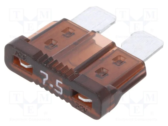Fusível: Baixa Tensão, 7,5a, 32vdc, Automotivo, 19,1mm, Unival