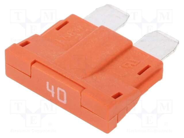 Fusível: Baixa Tensão, 40a, 58vdc, Automotivo, 19mm, Unival
