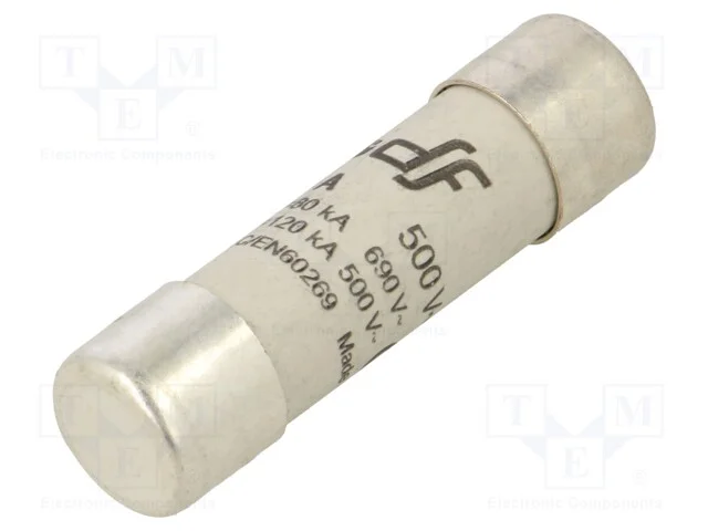 Fusível: Baixa Tensão, Gg, 4a, 500vac, 440vdc, 14x51mm, Cobre