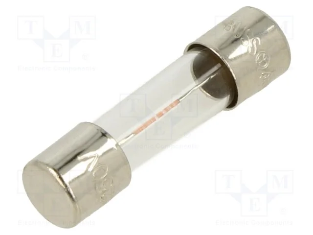 Fusível: Baixa Tensão, Retardado, 50ma, 250vac, 5x20mm, Latão, S506