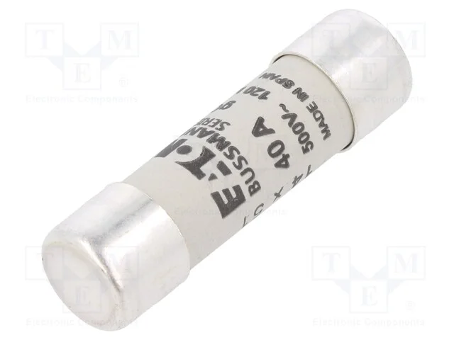 Fusível: Baixa Tensão, Gg, 40a, 500vac, 14,3x51mm