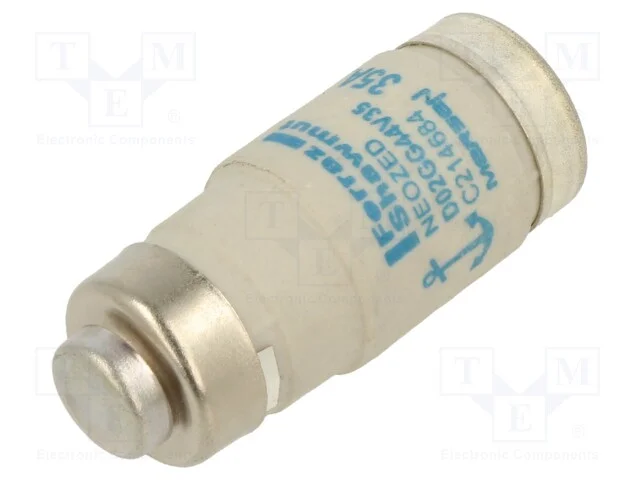 Fusível: Baixa Tensão, Gg, 35a, 440vac, 250vdc, Industrial, D02