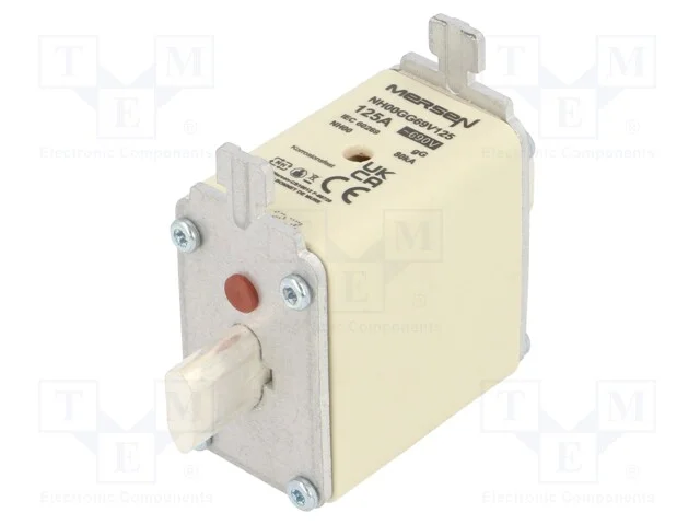 Fusível: Baixa Tensão, Gg, 125a, 690vac, 250vdc, Nh00