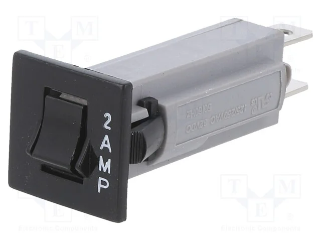 Fusível: Térmico, 2a, Imax: 1ka, 125v,250v, 32vdc, 18,7x18,7x39,5mm