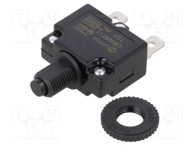 Fusível: Térmico, 15a, Imax: 1ka, 125v,250v, 32vdc,50vdc